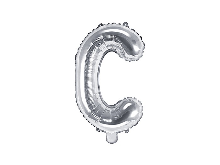 PD BALON FOLIE ALUMINIU Letter "C", 35cm, silver FB2M-C-018 [1]
