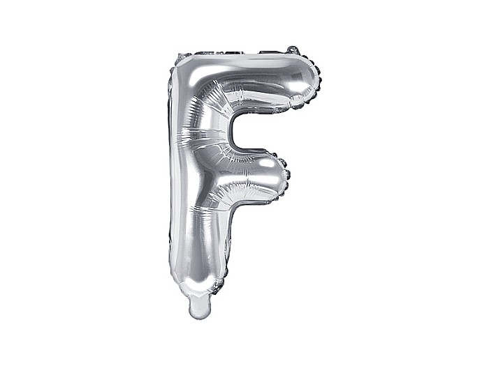 PD BALON FOLIE ALUMINIU Letter "F", 35cm, silver FB2M-F-018 [1]