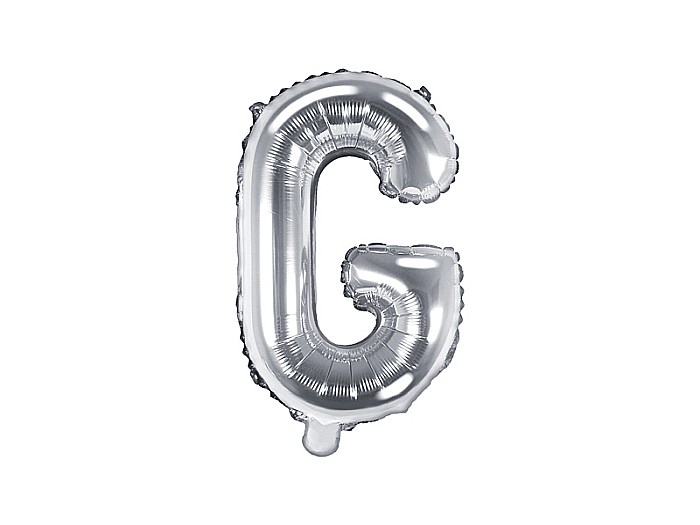 PD BALON FOLIE ALUMINIU Letter "G", 35cm, silver FB2M-G-018 [1]