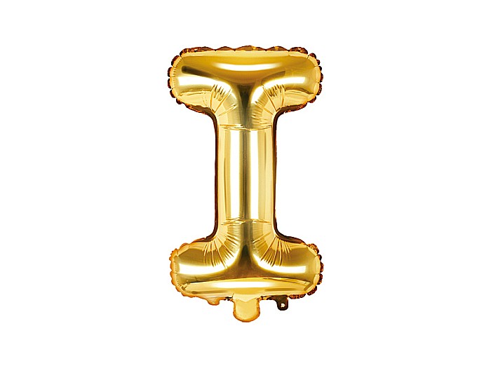PD BALON FOLIE ALUMINIU Letter "I", 35cm, gold FB2M-I-019 [1]