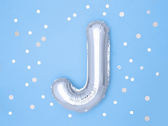PD BALON FOLIE ALUMINIU Letter "J", 35cm, silver FB2M-J-018 [2]