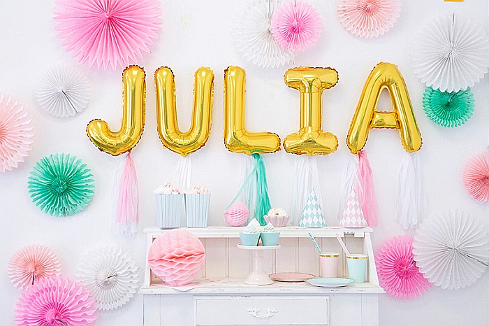 PD BALON FOLIE ALUMINIU Letter "J", 35cm, gold FB2M-J-019 [2]