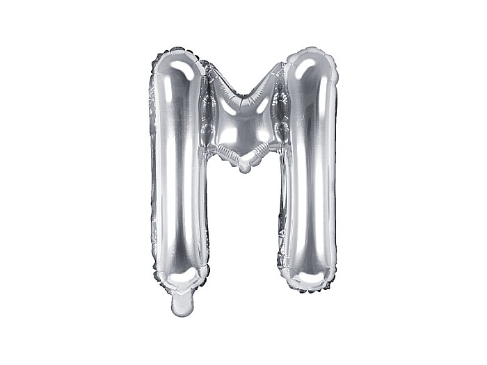 PD BALON FOLIE ALUMINIU Letter "M", 35cm, silver FB2M-M-018 [1]