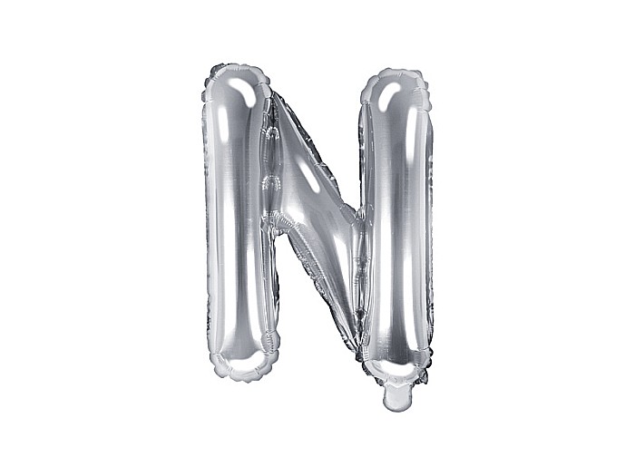 PD BALON FOLIE ALUMINIU Letter "N", 35cm, silver FB2M-N-018 [1]