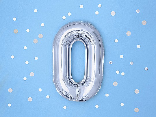 PD BALON FOLIE ALUMINIU Letter "O", 35cm, silver FB2M-O-018 [5]