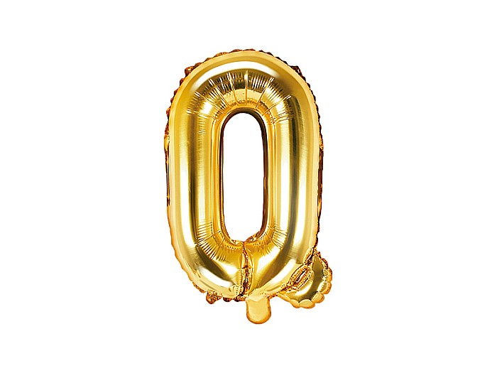 PD BALON FOLIE ALUMINIU Letter "Q", 35cm, gold FB2M-Q-019 [1]