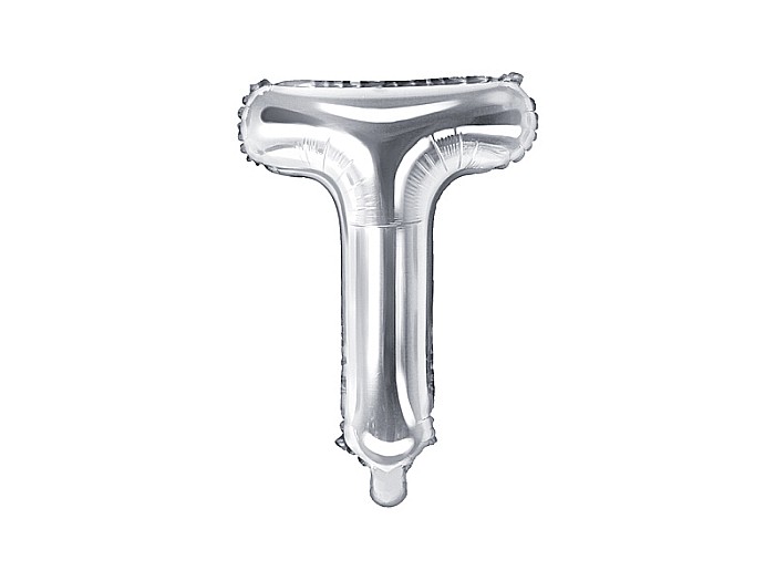 PD BALON FOLIE ALUMINIU Letter "T", 35cm, silver FB2M-T-018 [1]