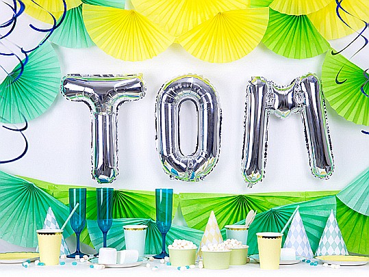 PD BALON FOLIE ALUMINIU Letter "T", 35cm, silver FB2M-T-018 [2]