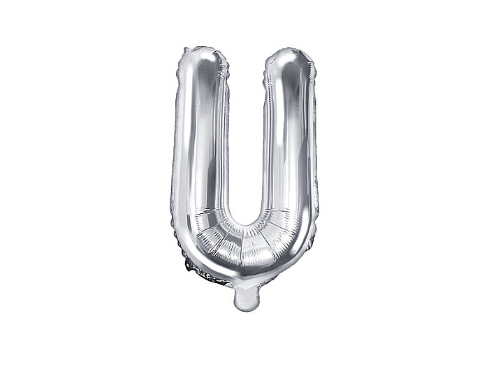 PD BALON FOLIE ALUMINIU Letter "U", 35cm, silver FB2M-U-018 [1]