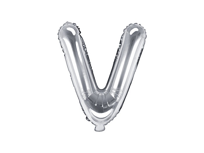 PD BALON FOLIE ALUMINIU Letter "V", 35cm, silver FB2M-V-018 [1]