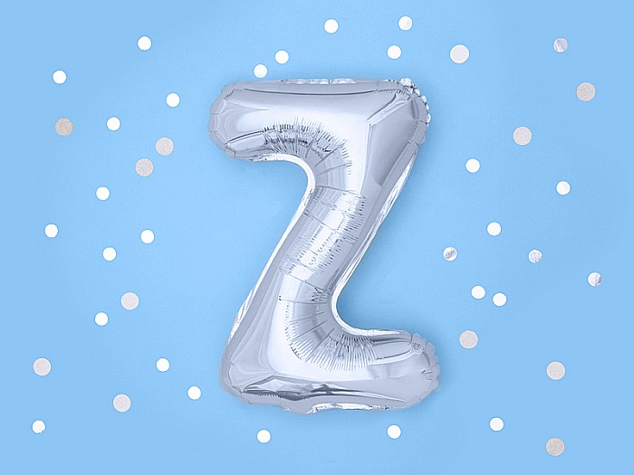 PD BALON FOLIE ALUMINIU Letter "Z", 35cm, silver FB2M-Z-018 [2]
