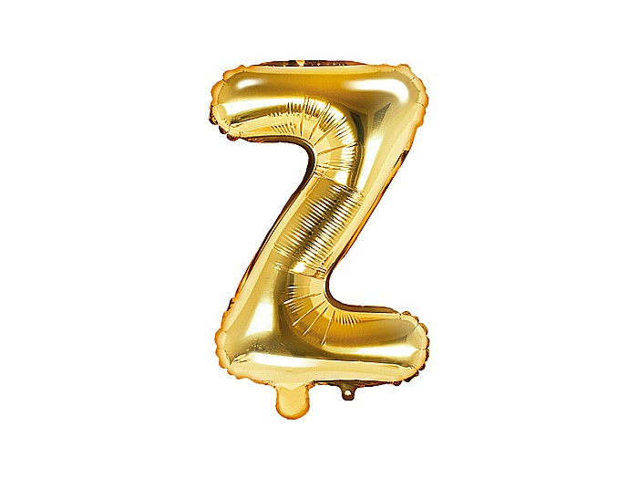 PD BALON FOLIE ALUMINIU Letter "Z", 35cm, gold FB2M-Z-019 [1]