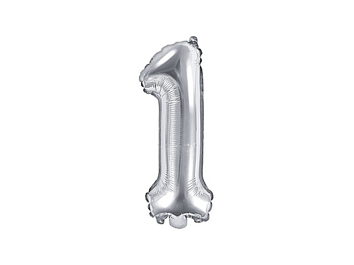 PD BALON FOLIE ALUMINIU Number "1", 35cm, silver FB10M-1-018 [1]