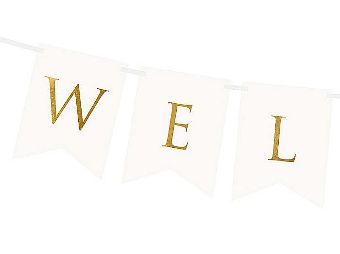 PD BANNER Welcome, white, 15 x 95 cm GRL70-008 [2]