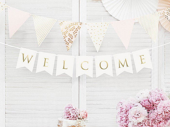 PD BANNER Welcome, white, 15 x 95 cm GRL70-008 [3]