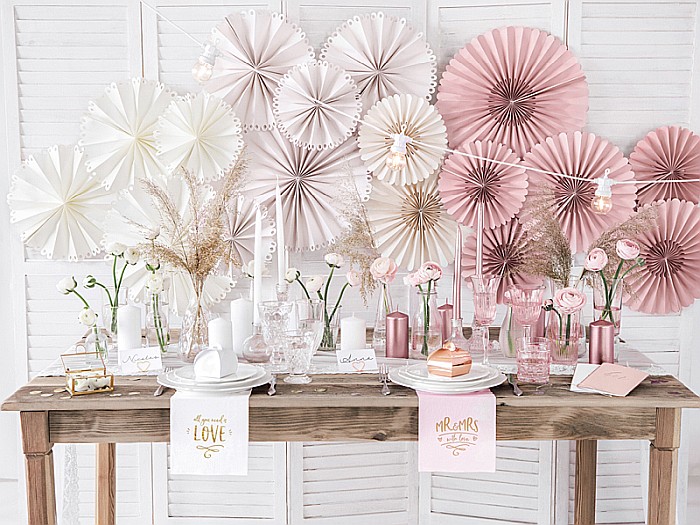 PD SUPORT NUMERE MASA, Place card holders Hearts, rose gold, 2.5 cm 10/SET PCH1-019R [8]