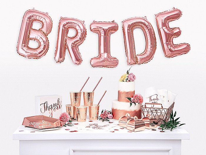 PD BALON FOLIE ALUMINIU Letter "B", 35cm, rose gold FB2M-B-019R [4]