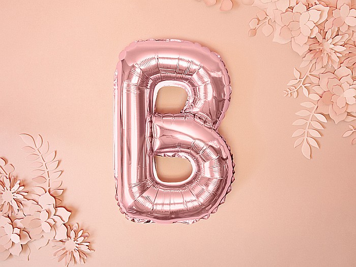 PD BALON FOLIE ALUMINIU Letter "B", 35cm, rose gold FB2M-B-019R [5]
