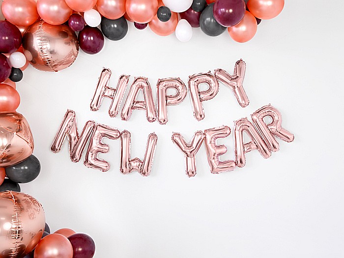 PD BALON FOLIE ALUMINIU Letter "H", 35cm, rose gold FB2M-H-019R [4]