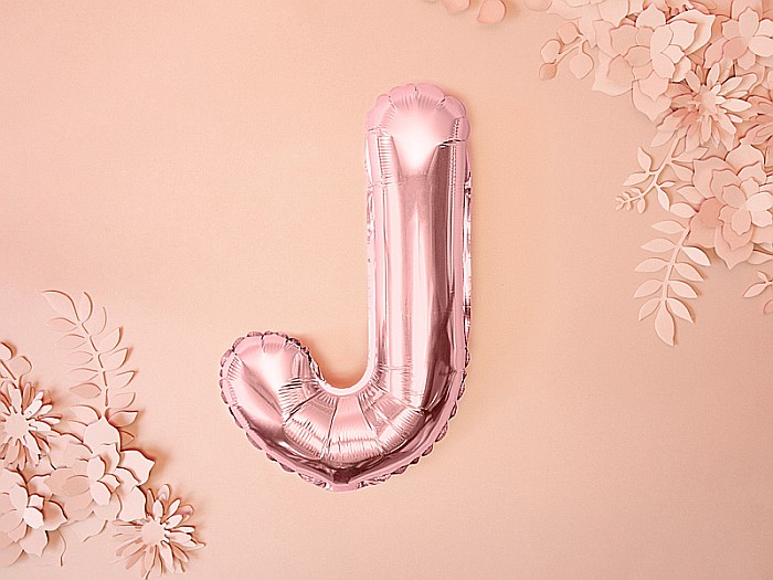PD BALON FOLIE ALUMINIU Letter "J", 35cm, rose gold FB2M-J-019R [2]