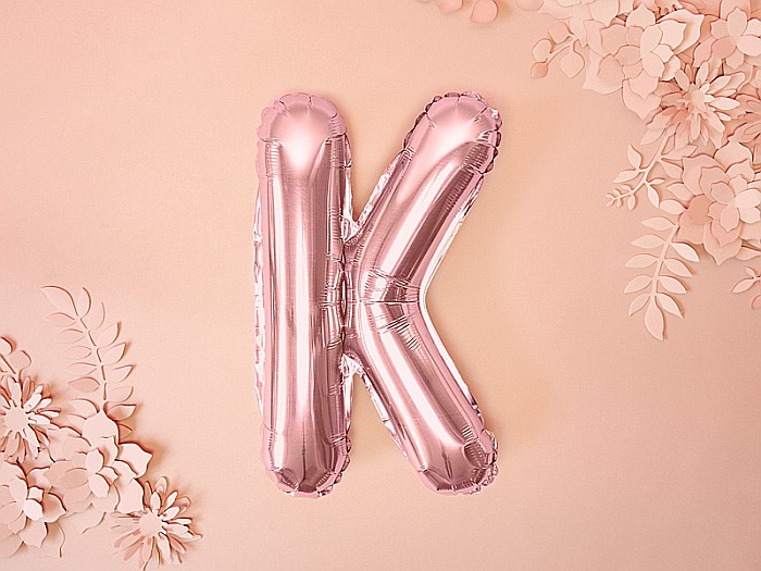 PD BALON FOLIE ALUMINIU Letter "K", 35cm, rose gold FB2M-K-019R [2]