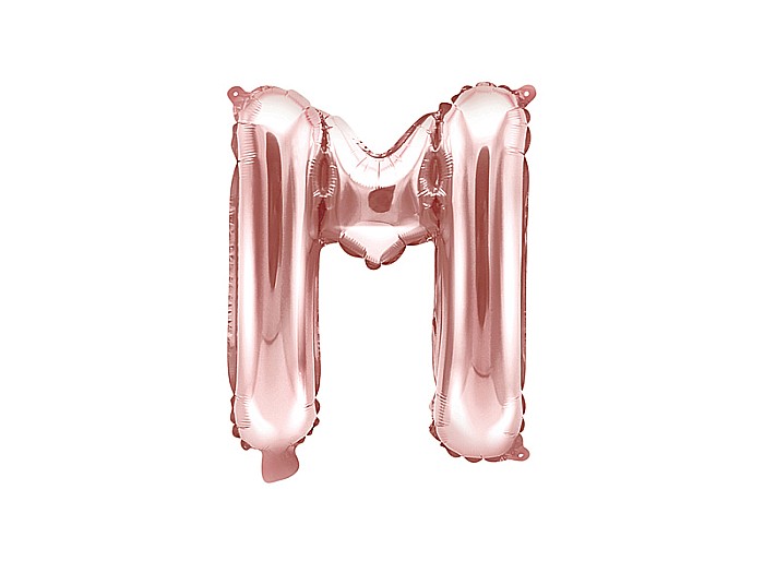 PD BALON FOLIE ALUMINIU Letter "M", 35cm, rose gold FB2M-M-019R [1]