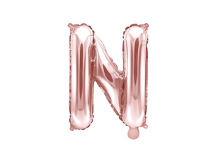 PD BALON FOLIE ALUMINIU Letter "N", 35cm, rose gold FB2M-N-019R [1]