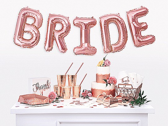 PD BALON FOLIE ALUMINIU Letter "R", 35cm, rose gold FB2M-R-019R [3]