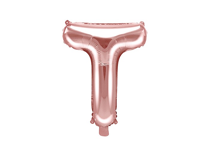 PD BALON FOLIE ALUMINIU Letter "T", 35cm, rose gold FB2M-T-019R [1]