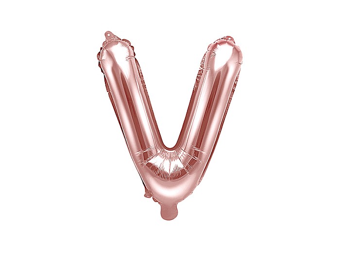 PD BALON FOLIE ALUMINIU Letter "V", 35cm, rose gold FB2M-V-019R [1]