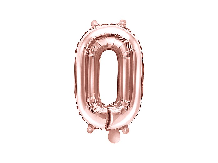 PD BALON FOLIE ALUMINIU Number "0", 35cm, rose gold FB10M-0-019R [1]