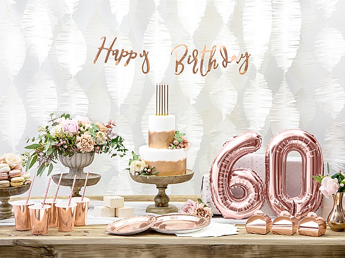 PD BALON FOLIE ALUMINIU Number "6", 35cm, rose gold FB10M-6-019R [6]