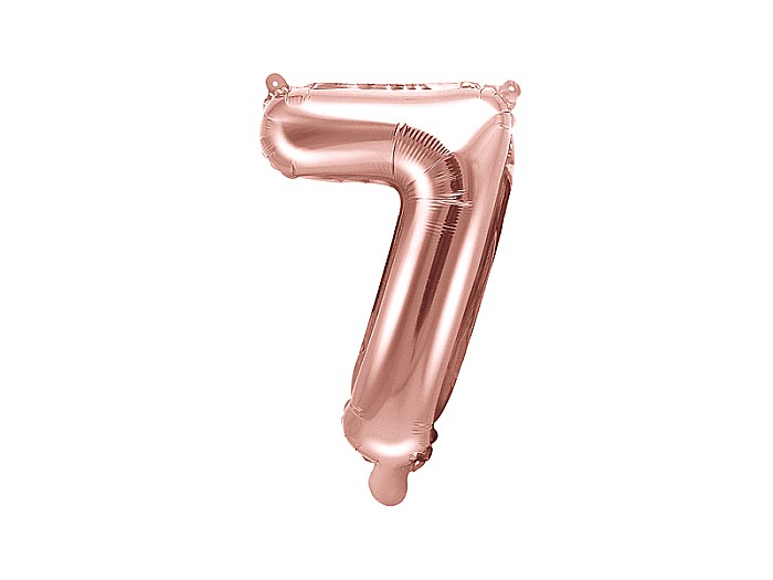 PD BALON FOLIE ALUMINIU Number "7", 35cm, rose gold FB10M-7-019R [1]