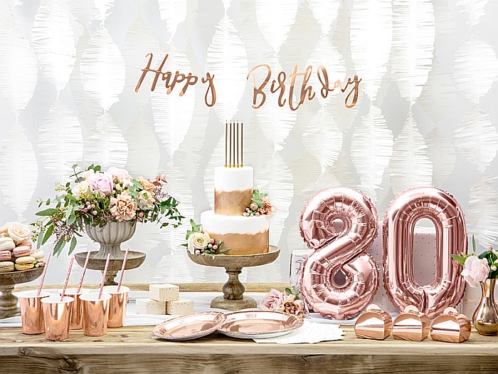 PD BALON FOLIE ALUMINIU Number "8", 35cm, rose gold FB10M-8-019R [4]