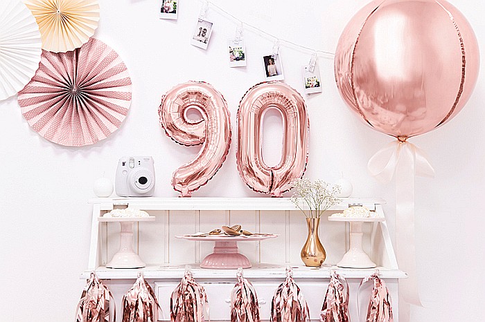 PD BALON FOLIE ALUMINIU Number "9", 35cm, rose gold FB10M-9-019R [2]