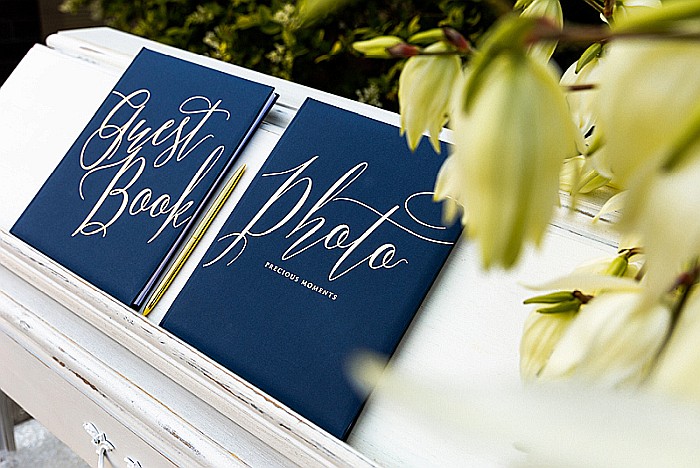 PD CARTE DE OASPETI 20*24.5CM 22F NAVY BLUE CU INSCRIPTIE AURIE KWAP58-074 [6]