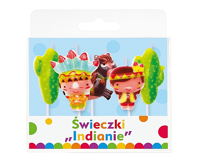 GOD LUMANARI TORT Indians, 8cm, 5/set PF-SPID [2]