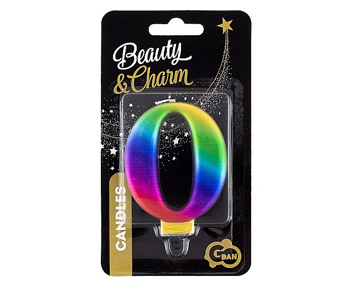 GOD LUMANARI TORT Number 0, galaxy, 8cm PF-SCG0 [2]