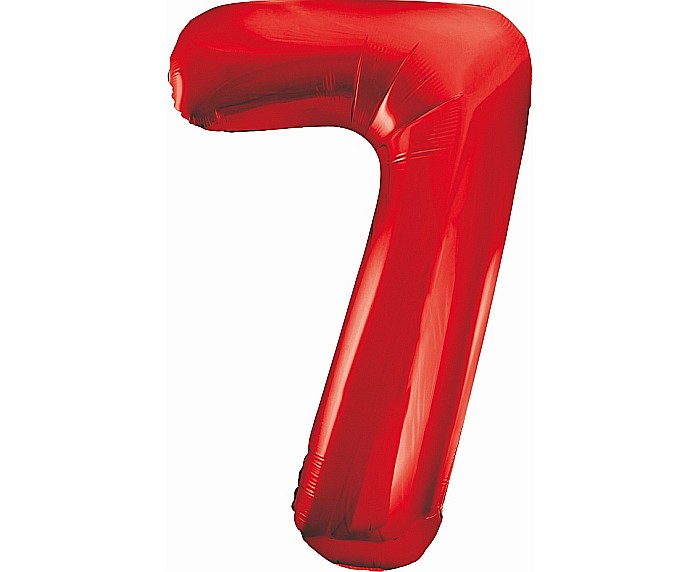 GOD BALON FOLIE ALUMINIU Number 7, red, 85cm BC-HCW7 [1]