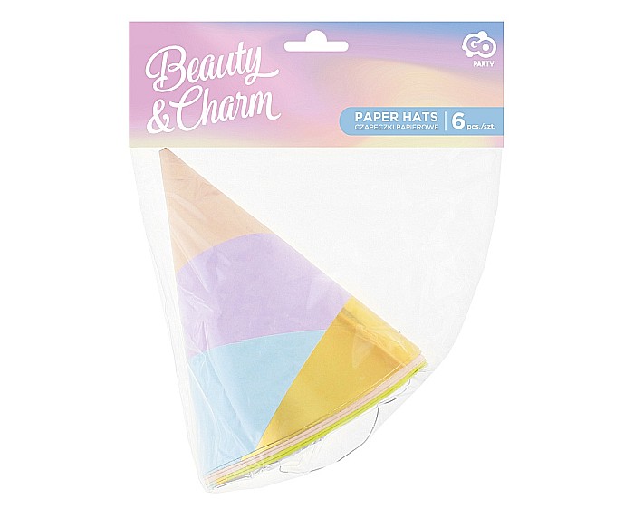 GOD COIF DIN CARTON Pastel Party, 16cm, 6/set PF-CPPP [2]