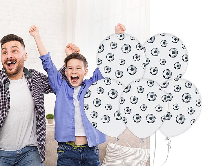 GOD BALOANE LATEX Balloons Football, 30cm, 5/set GZ-PIN5 [3]