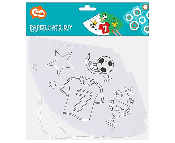 GOD COIF DIN CARTON DIY - Football, 6/set PF-CPSP [4]