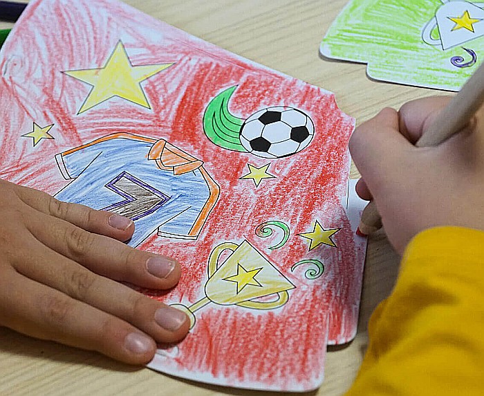 GOD COIF DIN CARTON DIY - Football, 6/set PF-CPSP [6]