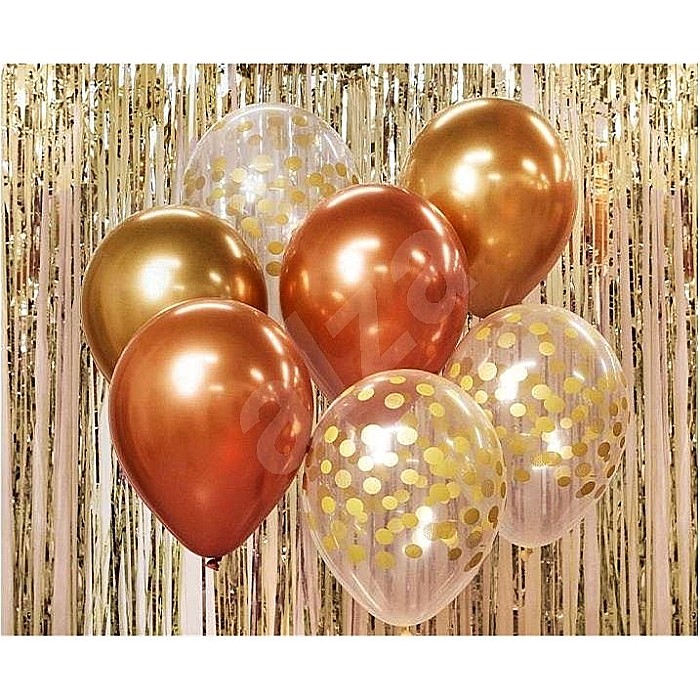 GOD BALOANE Balloon Bouquet B&C, 30cm, gold and cooper 7/set BB-ZLM7 [4]