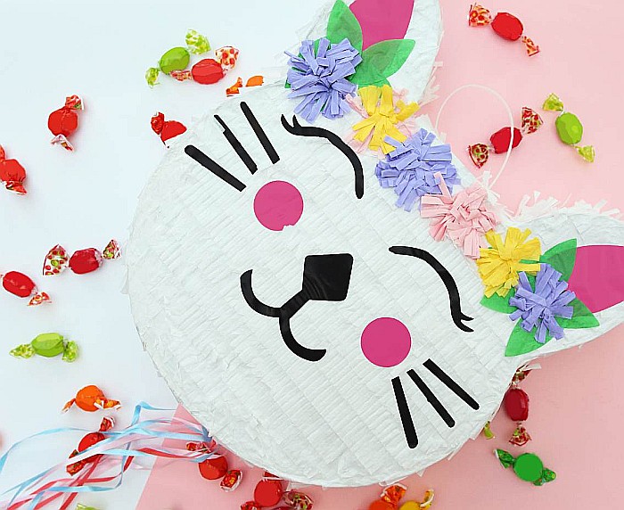 GOD PINATA PARTY CAT WITH FLOWERS 33*35*7.5CM WM-PKKW [4]