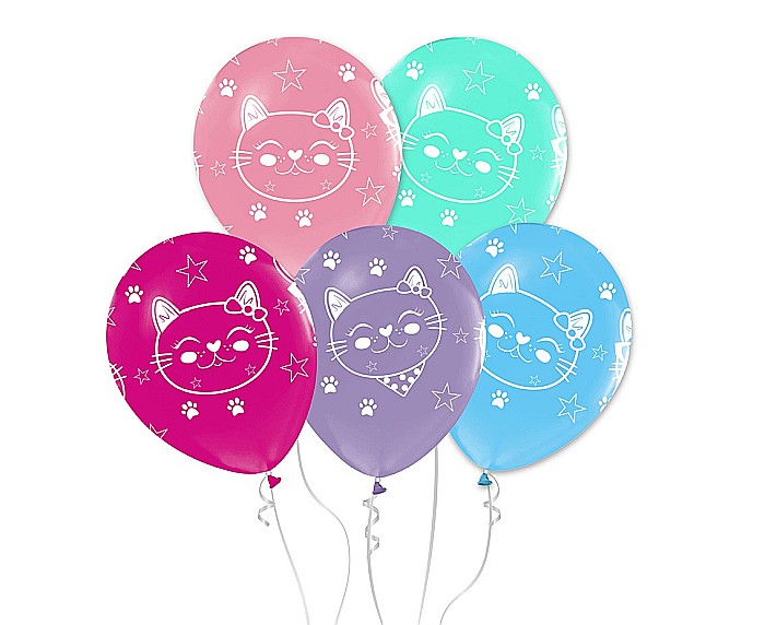 GOD BALOANE LATEX Cats balloon, 30cm, 5/set GZ-KOT5 [2]