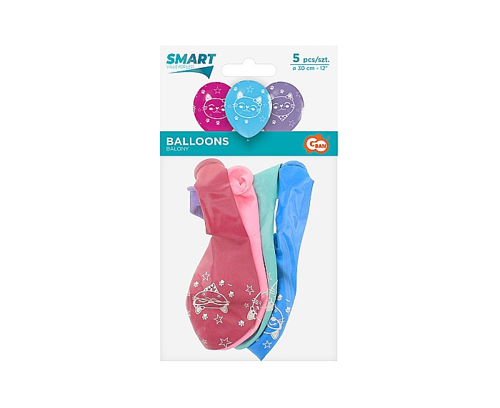 GOD BALOANE LATEX Cats balloon, 30cm, 5/set GZ-KOT5 [3]