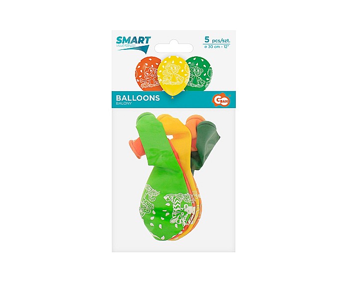 GOD BALOANE LATEX Animals balloons, 30cm, 5/set GZ-ZWT5 [3]