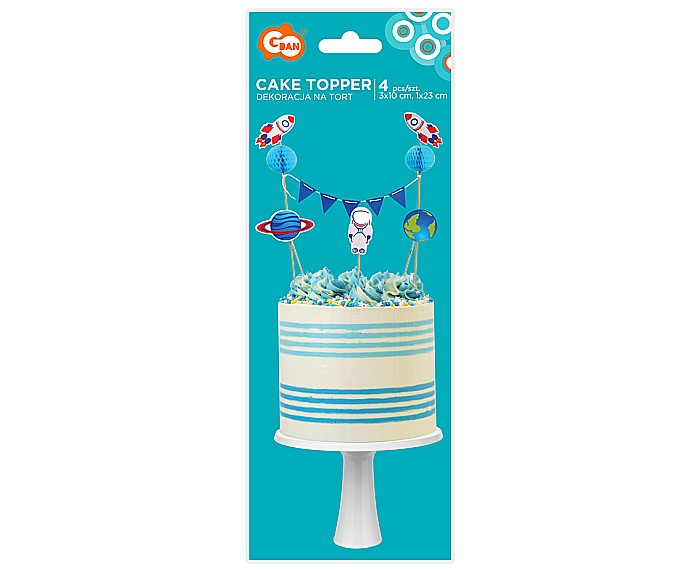 GOD DECORATIUNI PENTRU TORT Universe cake topper QT-DTKO [3]