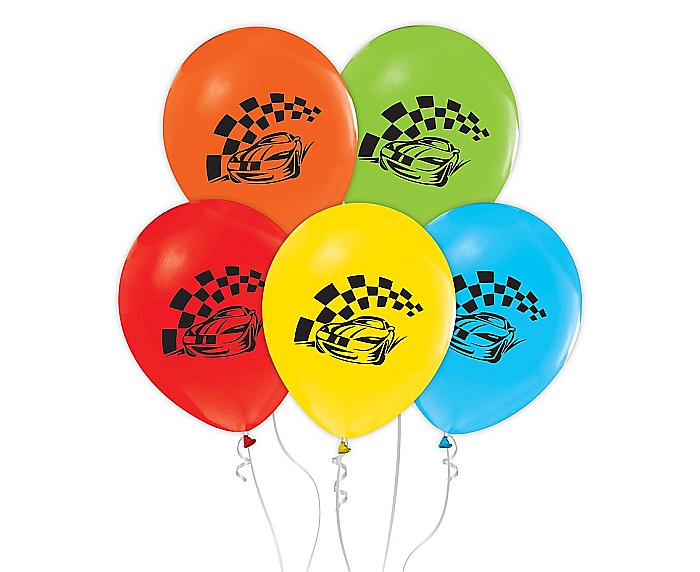 GOD BALOANE LATEX Racing Car balloons, 30cm, 5/set GZ-SMW5 [2]